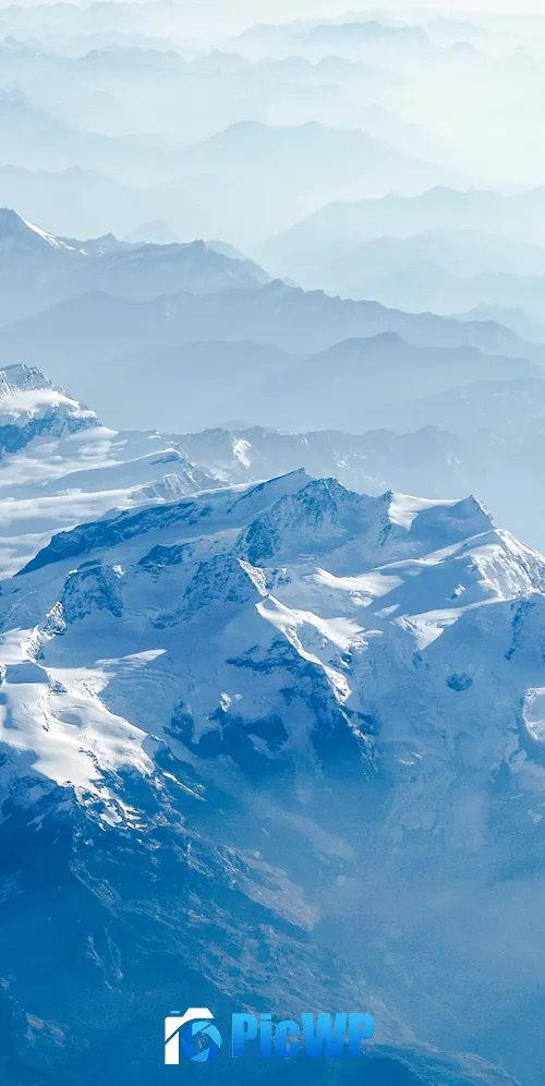 Swiss Alps Snow covered 3K Mobile Wallpaper