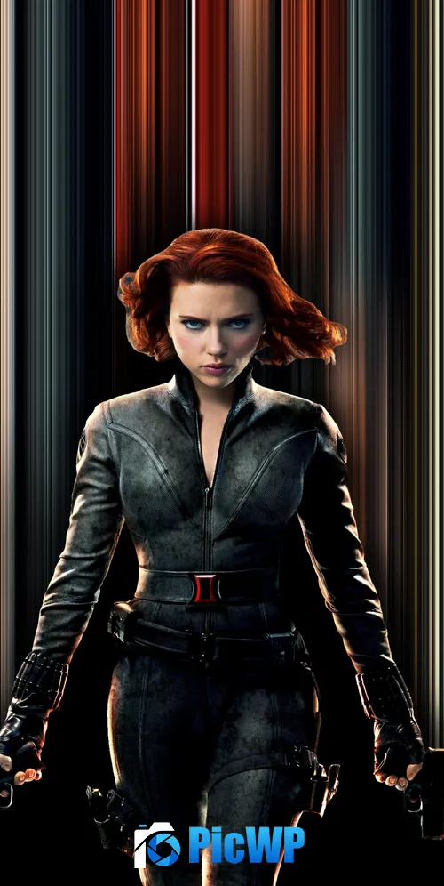 Scarlett Johansson as Black Widow AMOLED 3K Mobile Wallpaper