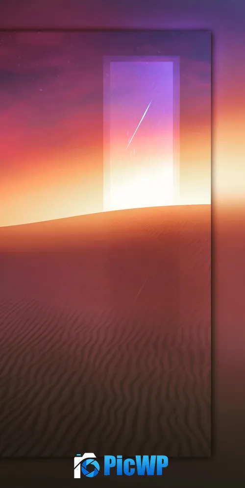 Desert Tranquility 3K Mobile Wallpaper