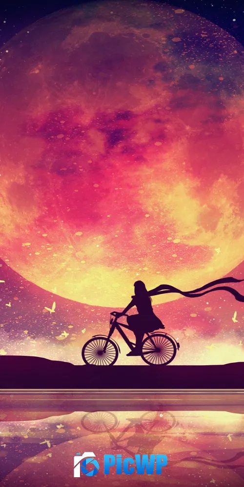Moon Girl 3K Mobile Wallpaper