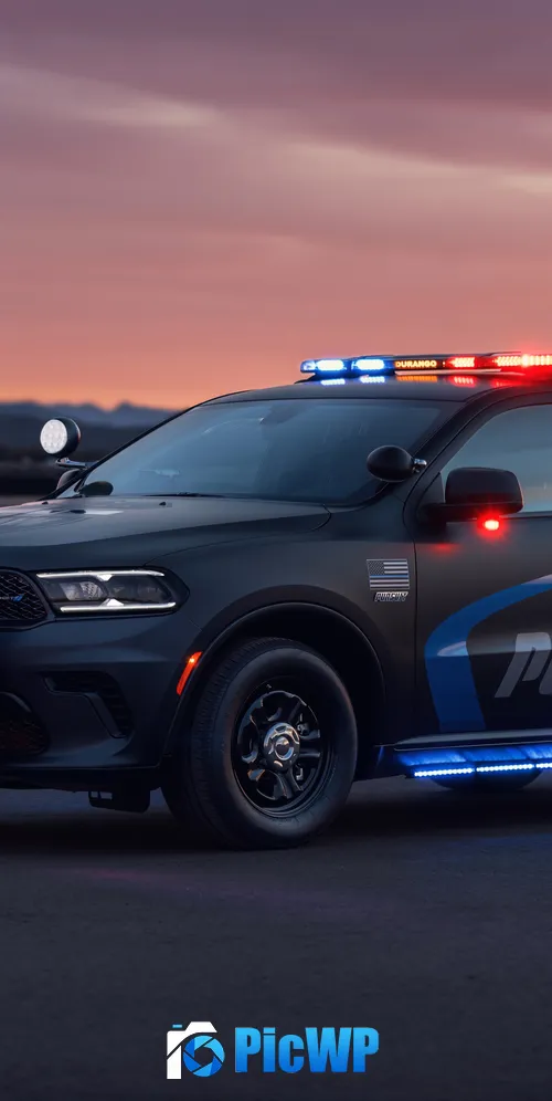 Dodge Durango Pursuit Police Cars 3K Mobile Wallpaper