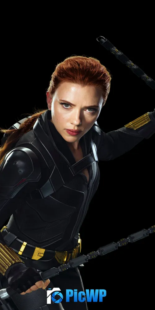 Black Widow Natasha Romanoff 3K Mobile Wallpaper