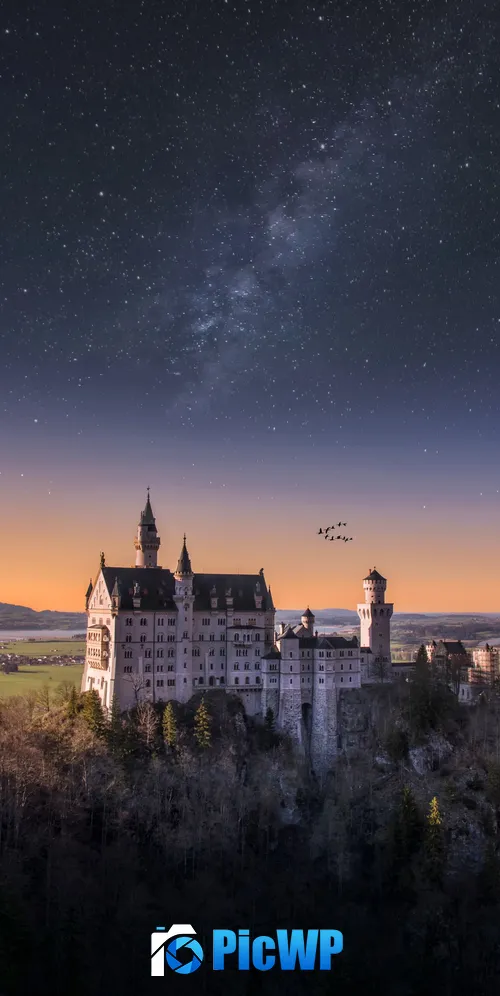 Neuschwanstein Castle 3K Mobile Wallpaper