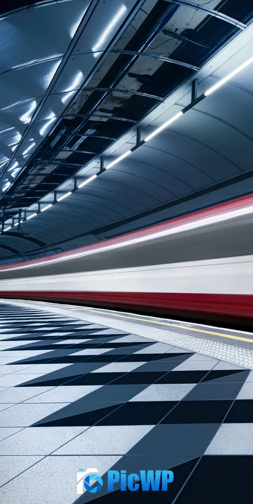 Bank Station Blurred 3K Mobile Wallpaper