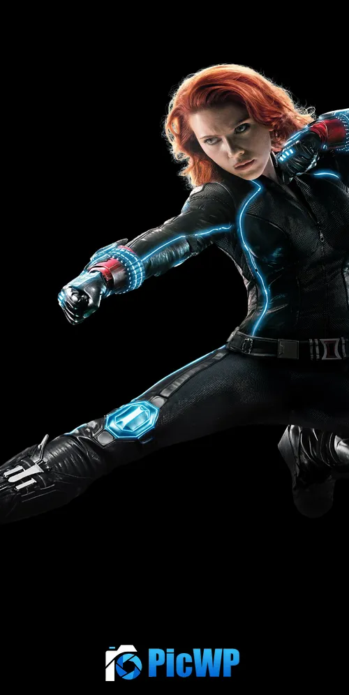 Black Widow Avengers 3K Mobile Wallpaper