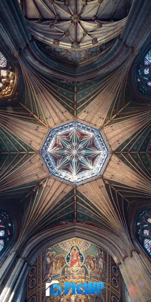 Ely Cathedral Ancient architecture 3K Mobile Wallpaper