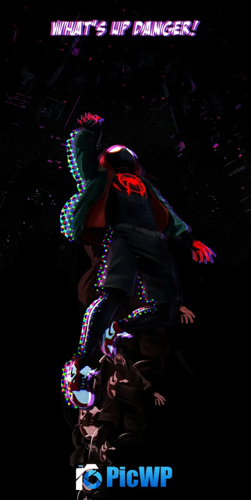 Miles Morales Spider-Man: Into the Spider-Verse 3K Mobile Wallpaper
