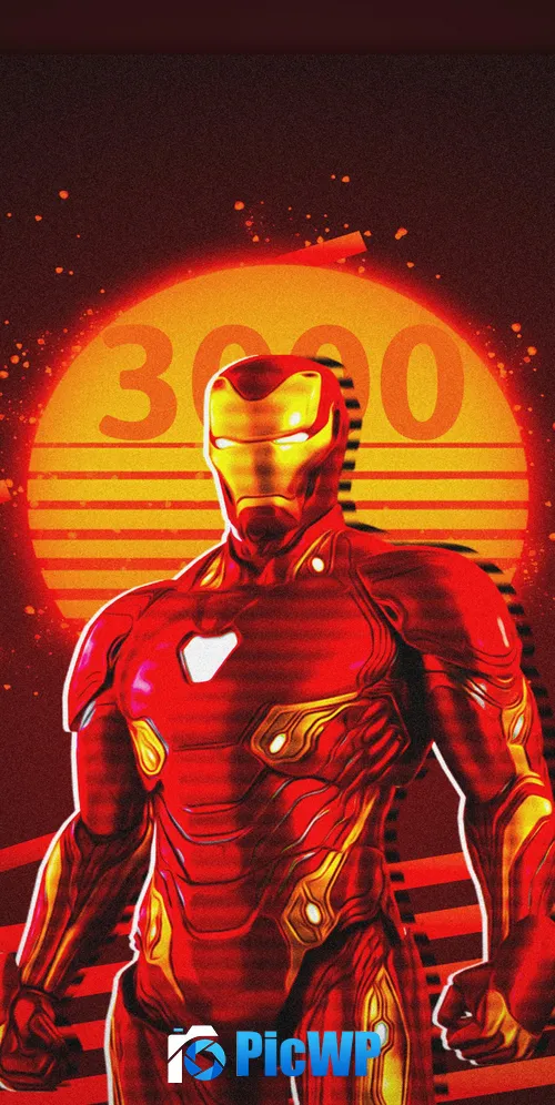 Iron Man I Love You 3000 3K Mobile Wallpaper
