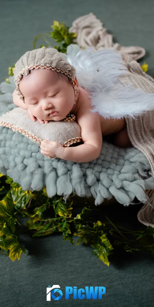 Newborn Baby Baby girl 3K Mobile Wallpaper