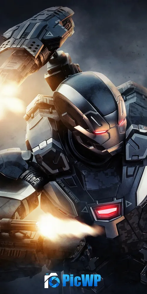 War Machine Iron Man 3K Mobile Wallpaper