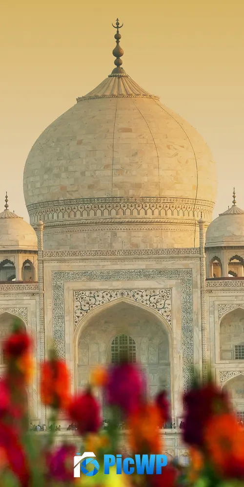 Taj Mahal Agra 3K Mobile Wallpaper