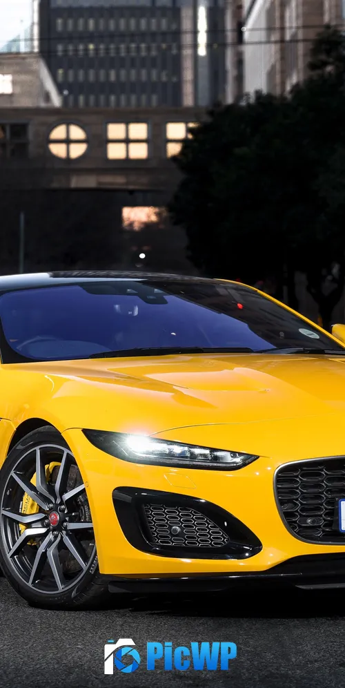 Jaguar F-Type R Coupe 2020 3K Mobile Wallpaper