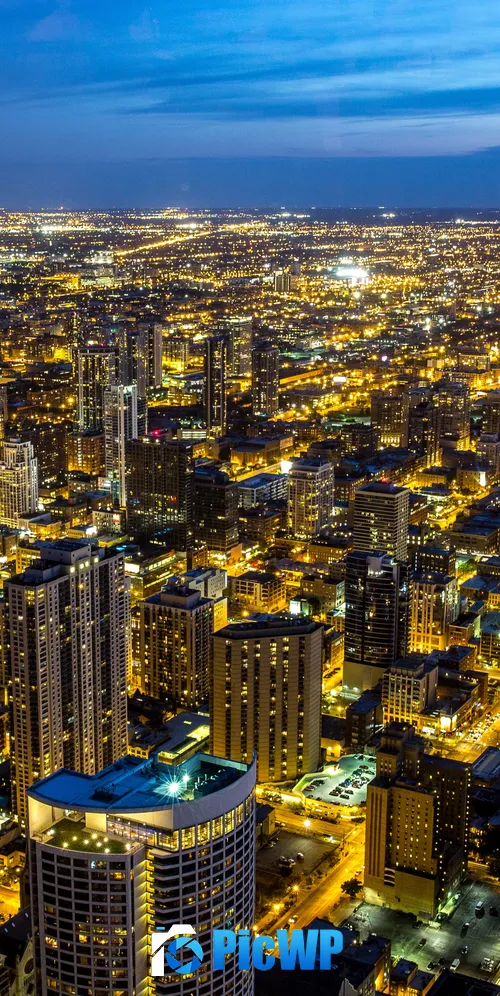 Chicago Illinois 3K Mobile Wallpaper