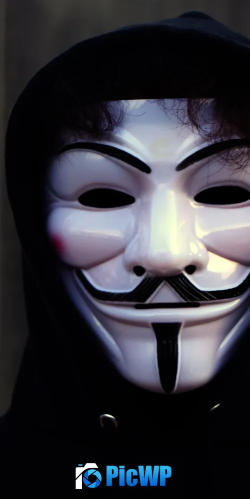 Man in Mask Anonymous 3K Mobile Wallpaper