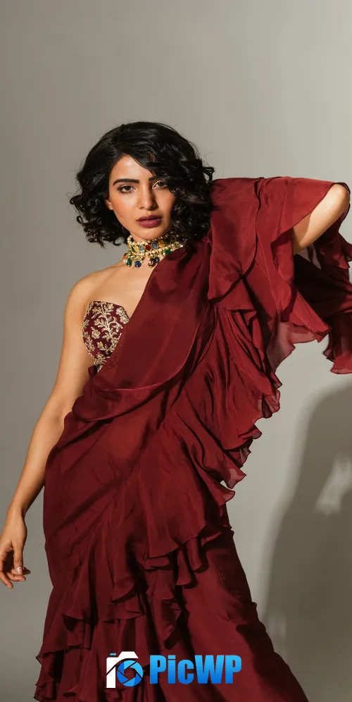 Beautiful actress Samantha 3K Mobile Wallpaper