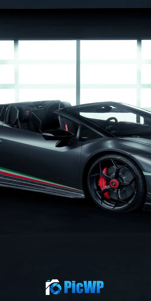 Lamborghini Huracan Performante Spyder  3K Mobile Wallpaper