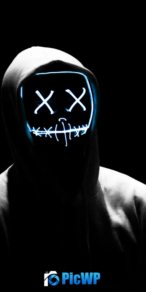 LED mask AMOLED 3K Mobile Wallpaper