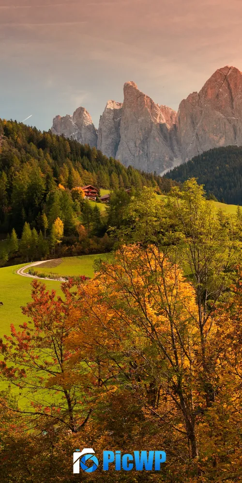 Valley of Funes Mountains 3K Mobile Wallpaper