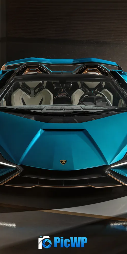 Lamborghini Sián Roadster 3K Mobile Wallpaper