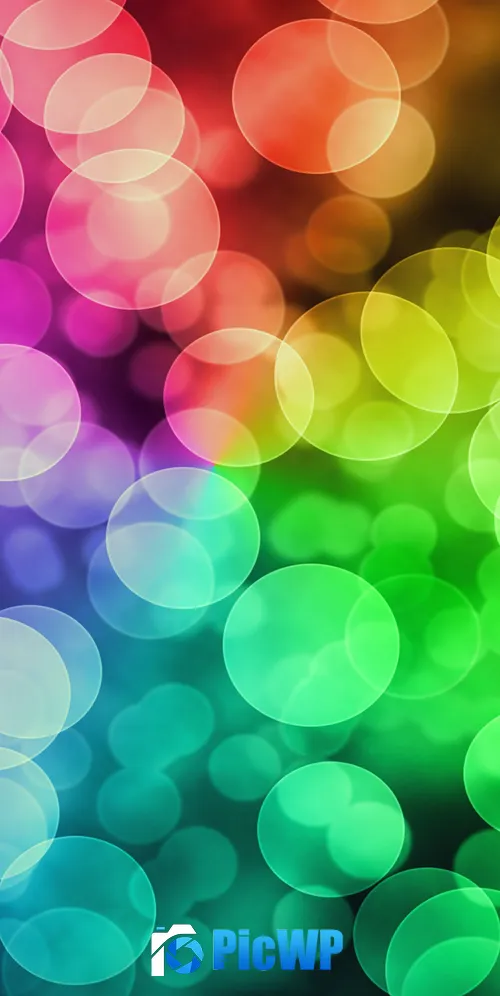 Bokeh Colorful 3K Mobile Wallpaper