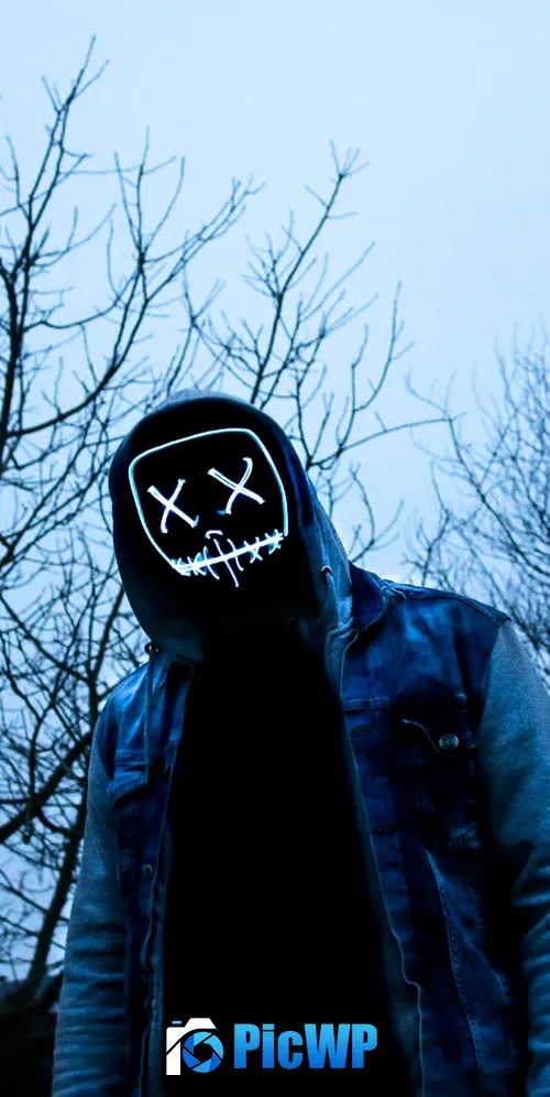 LED mask Dope 3K Mobile Wallpaper