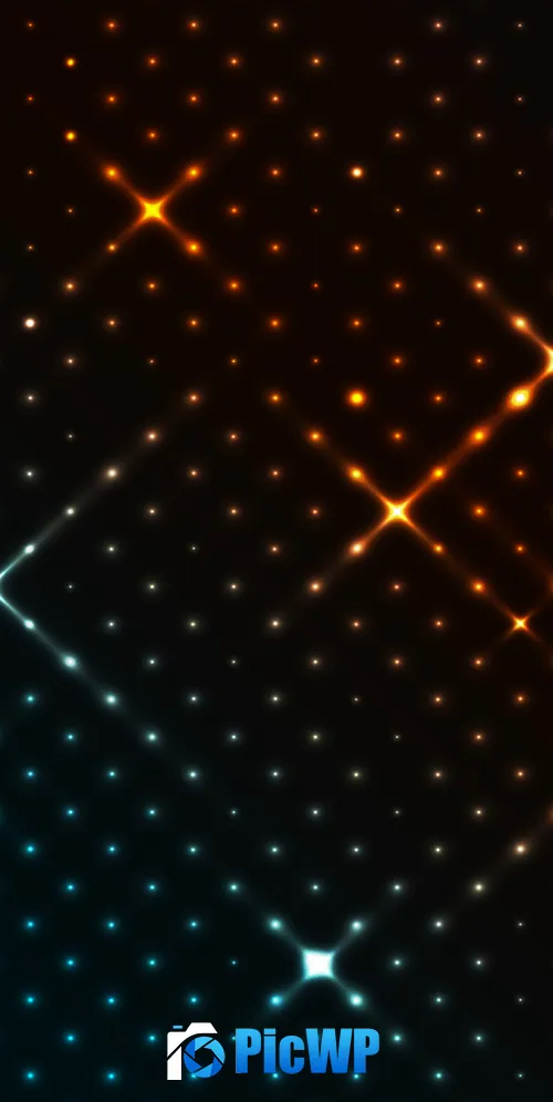 Pattern Glowing 3K Mobile Wallpaper