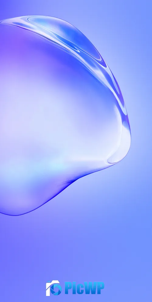 Samsung Galaxy S11 Blue gradient 3K Mobile Wallpaper