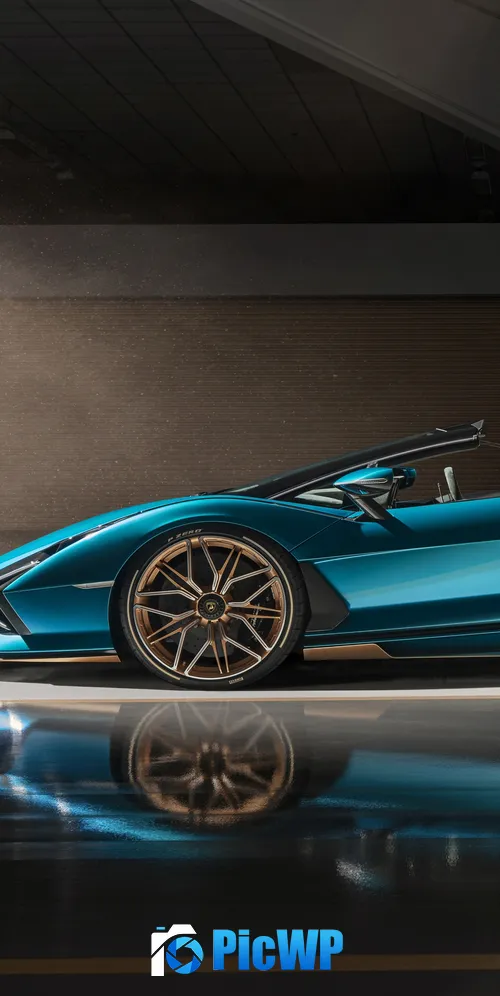Lamborghini Sián Roadster Supercars 3K Mobile Wallpaper