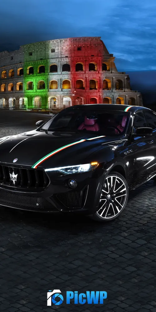 Maserati Levante Trofeo Tricolore Luxury SUV 3K Mobile Wallpaper