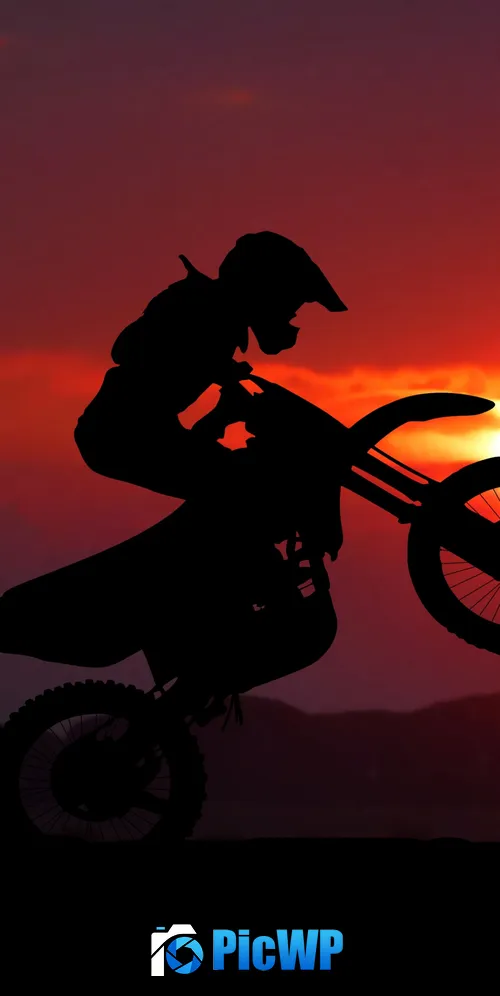 Motocross Motorcycle Motorcycle stunt 3K Mobile Wallpaper