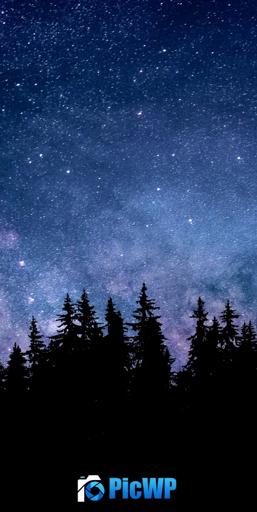 Night Starry sky 3K Mobile Wallpaper