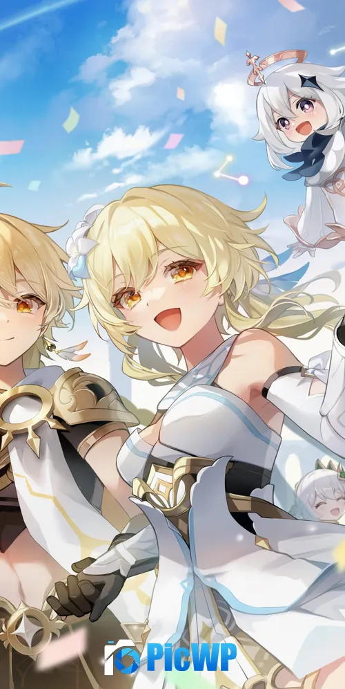 Aether Lumine 3K Mobile Wallpaper