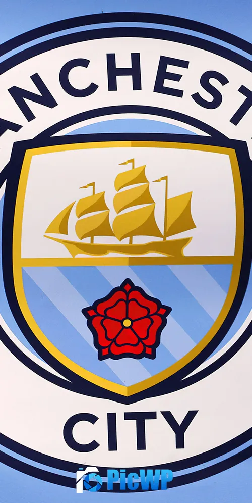 Manchester City FC Emblem 3K Mobile Wallpaper