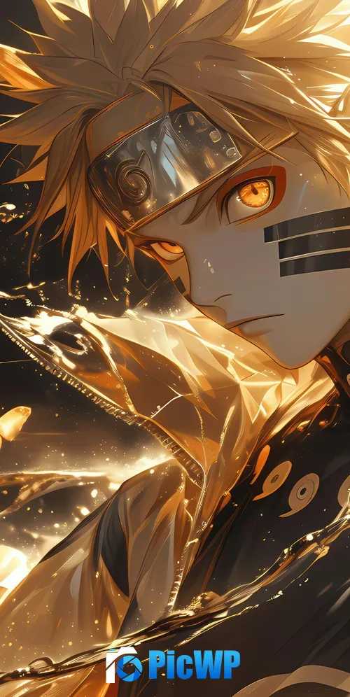 Naruto Uzumaki Golden 3K Mobile Wallpaper
