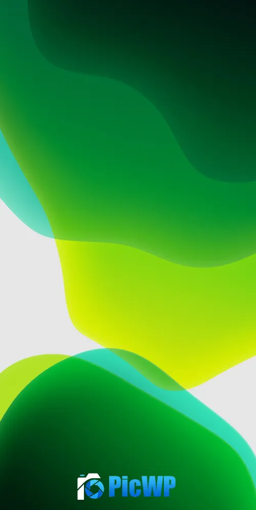 iPadOS Green 3K Mobile Wallpaper
