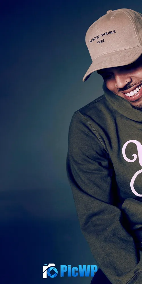 Chris Brown American rapper 3K Mobile Wallpaper