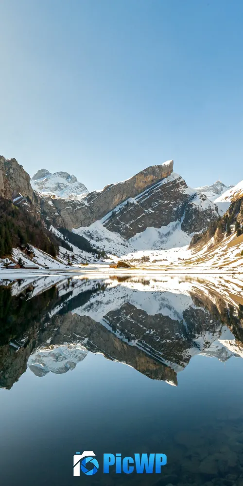 Seealpsee lake Swiss Alps 3K Mobile Wallpaper