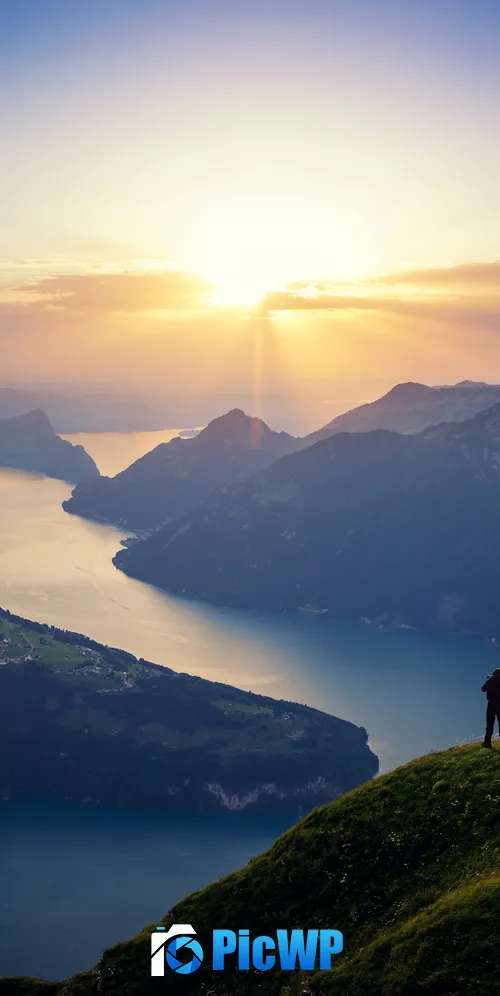 Lake Lucerne Landscape 3K Mobile Wallpaper