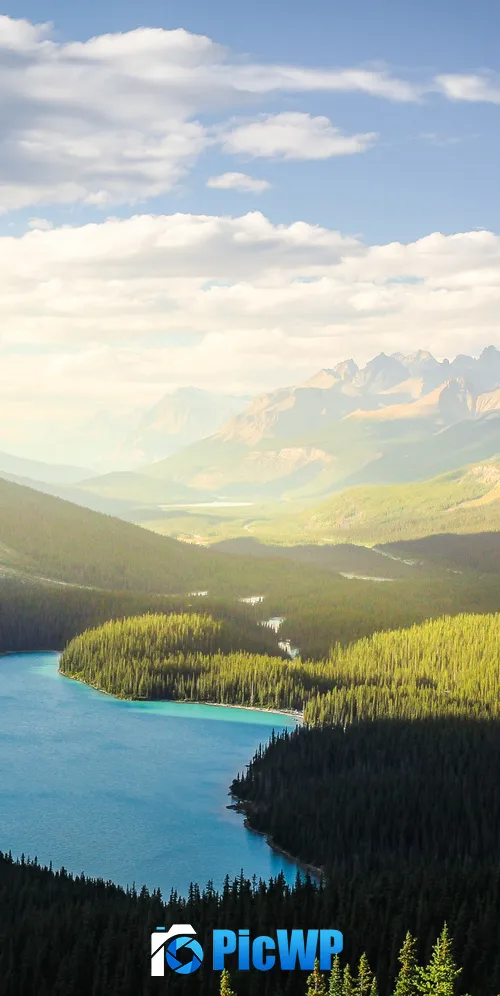 Banff National Park Peyto Lake 3K Mobile Wallpaper