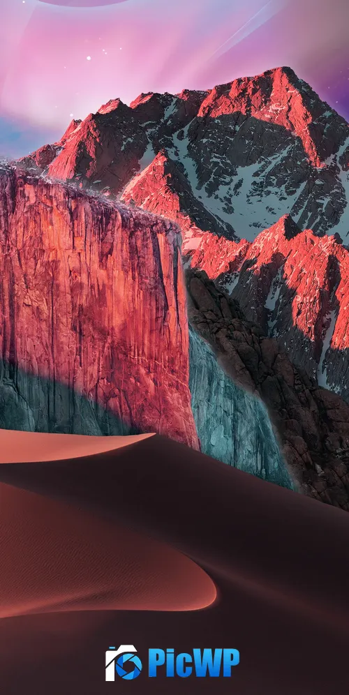 macOS Surreal 3K Mobile Wallpaper
