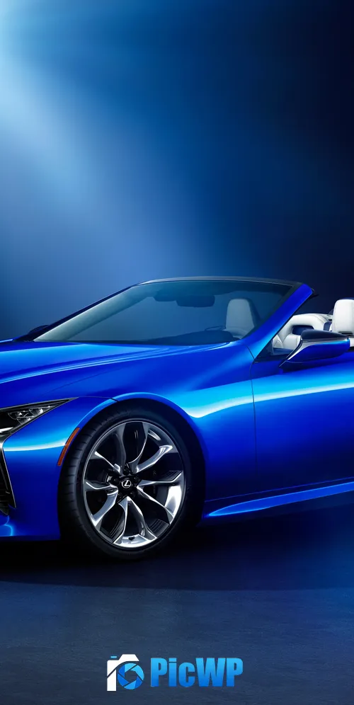 Lexus LC 500 Convertible 2021 3K Mobile Wallpaper