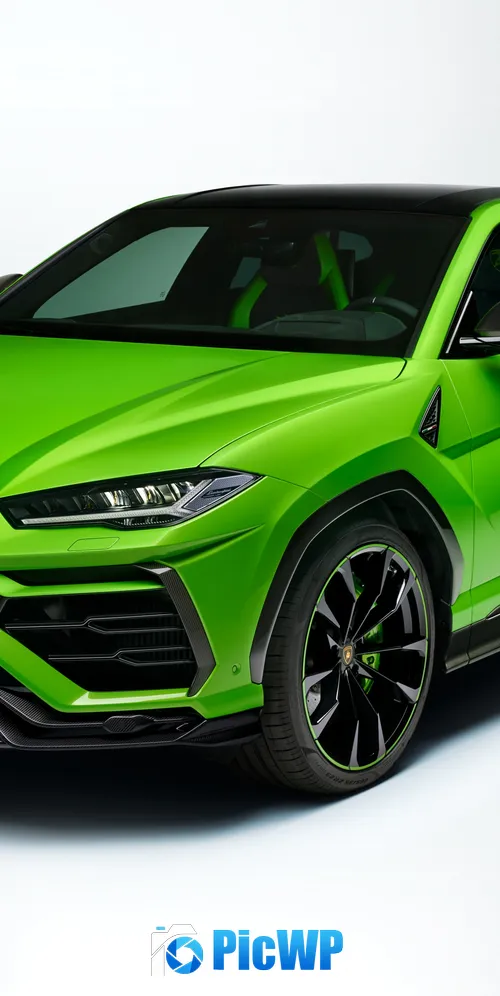 Lamborghini Urus Pearl Capsule Green 3K Mobile Wallpaper