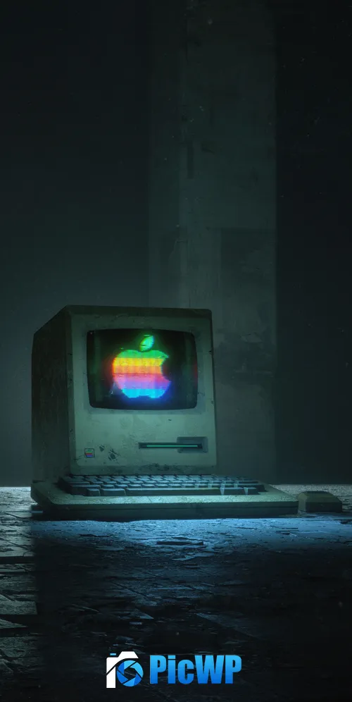 Apple computer Apple logo 3K Mobile Wallpaper