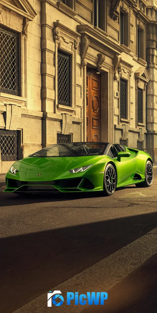 Lamborghini Huracan EVO Spyder 2020 3K Mobile Wallpaper