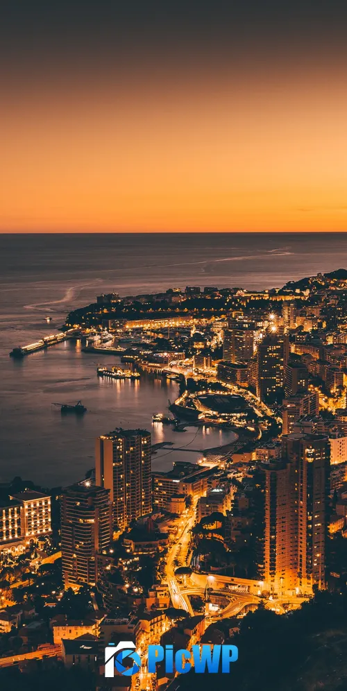 Monte Carlo Sunset 3K Mobile Wallpaper
