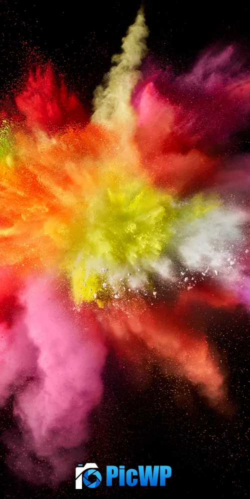 macOS Sierra Color burst 3K Mobile Wallpaper