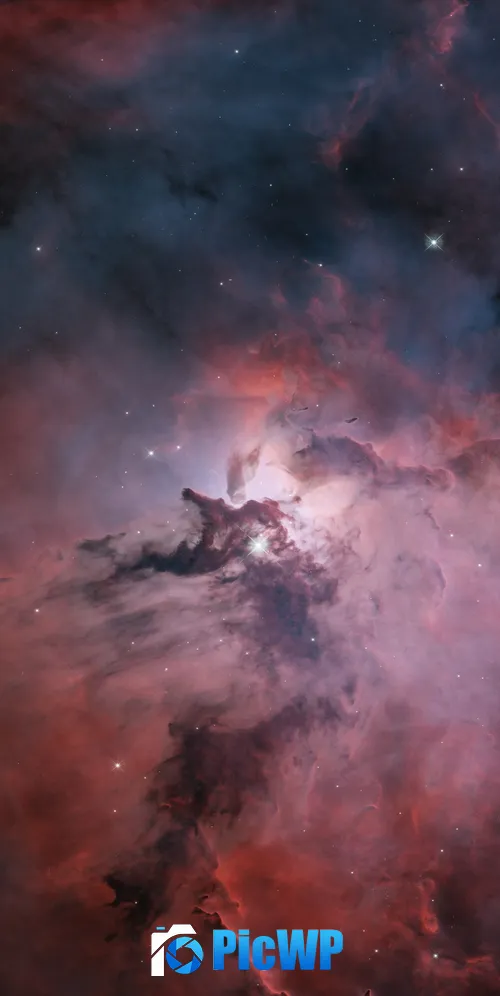 Lagoon Nebula Interstellar cloud 3K Mobile Wallpaper