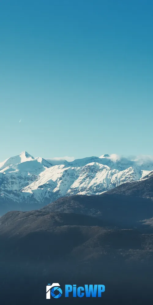 Mountains Winter 3K Mobile Wallpaper