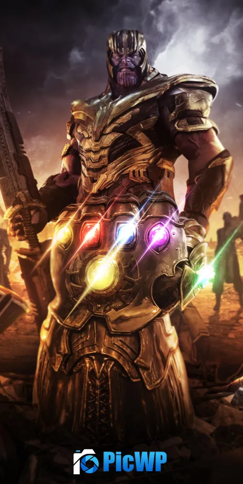 Infinity Gauntlet Thanos 3K Mobile Wallpaper