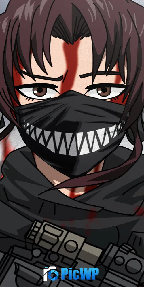 Revy Black Lagoon 3K Mobile Wallpaper